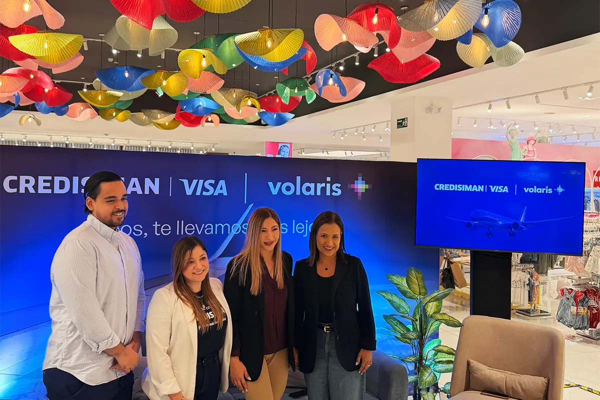 CREDISIMAN Visa y Volaris anuncian alianza para ofrecer beneficios de viaje